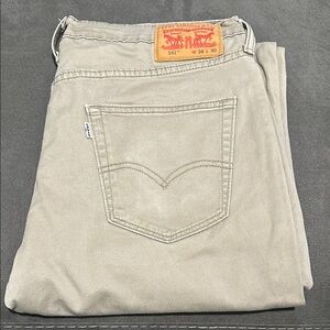 Levi's Tan Straight Fit Jeans